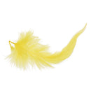 50pcs Cock feathers shades 3 - 4 inch - yellow N9T8