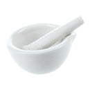 6 ml porcelain pestle and mortar mixing bowls polished game - white X4M6