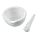 6 ml porcelain pestle and mortar mixing bowls polished game - white X4M6