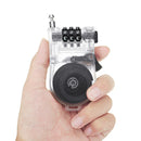 Retractable Steel Wire Cable Lock 3 Digit Combination Bicycle Laptop Luggage Security 116cm
