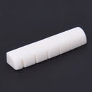 Nut Folk Bridge Pins Bone Saddle For Guitar O1L9