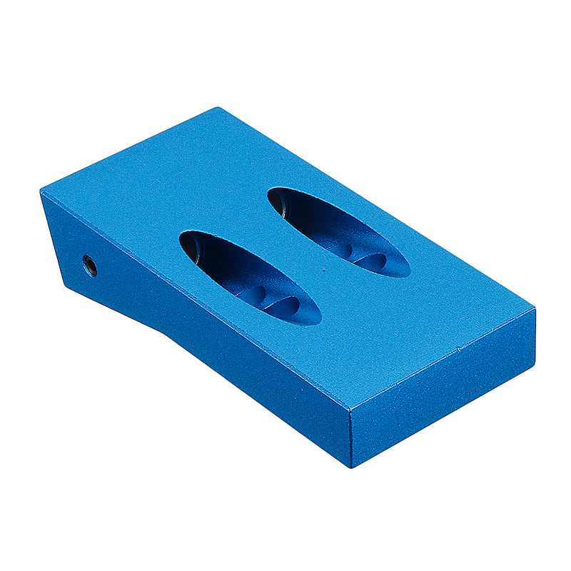 Aluminum Alloy 9.5mm Pocket Hole Jig Set Hole Drill Guide Magnetic Pocket Hole Joinery Jig with Drill Bit Screwdriver for Drilling Woodworking