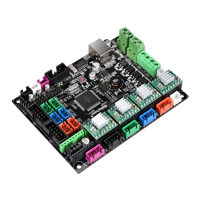 MKS GEN-L V1.0 Integrated Controller Mainboard + 5pcs DRV8825 Stepper Motor Driver Kit Compatible Ramps1.4 1.6/Mega2560 R3 For 3D Printer