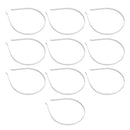 10Pcs Blank Headbands Metal Hair Band Lots DIY Accessories E4M7