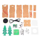 DIY Colorful Christmas Tree bluetooth MP3 Electronic Production Kit Music Remote Control Audio