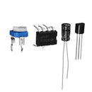3pcs DIY Blue Light LED Flash Kit With Battery Box Pentagram Light Star Light Kit