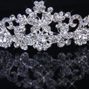 Wedding Bridal Prom Rhinestone Butterfly Love Corollas Headband Veil Tiara