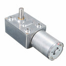DC 12V Worm Geared Motor 0.6RPM Reversible Gear Reducer Turbo Motor