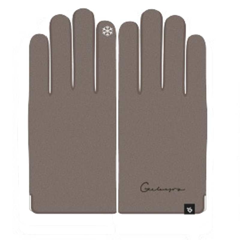 GOLOVEJOY Touch Screen Self-Heating Glove Autumn Winter Warm Windproof Business Embroidery Outdoor