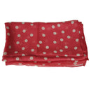 Fashion Women Ladies Beautiful Polka Dot Spotted Spot Scarf Wrap Shawl Wine B1Z5