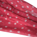 Fashion Women Ladies Beautiful Polka Dot Spotted Spot Scarf Wrap Shawl Wine B1Z5