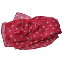 Fashion Women Ladies Beautiful Polka Dot Spotted Spot Scarf Wrap Shawl Wine W2K9