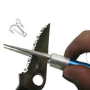 Double Head Diamond Pen Sharpener Multi Purpose Pen Shape Knife Sharpener For Fishhook Grindstone