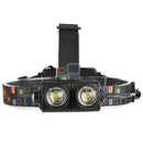 XANES 2602 1200LM 2T6 Led Bicycle Headlamp Telescopic Zoom Running Camping Adjustable 4 Modes