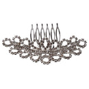strass Rings Silvered Hair Plug Hair Comb Hair Accessories NEW