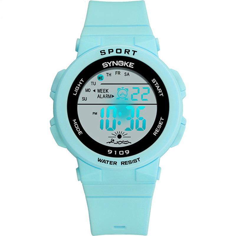 SYNOKE 9109 Children Watch 5ATM Waterproof Luminous Display Student Outdoor Sport Digital Watch