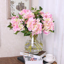 Artificial California Hydrangea Silk Flower for Wedding Party Festival Decorations Leading Way Silk