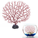 Aquarium Artificial Red Coral Underwater Plants Ornament Decorating H6U8