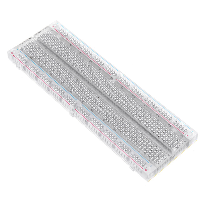 10pcs MB-102 MB102 Transparent Breadboard 830 Point Solderless PCB Bread Board Test Develop DIY