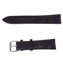 Fashion Black Crocodile Pattern Leather Band 24 mm Leather Bracelet Watch A1I3
