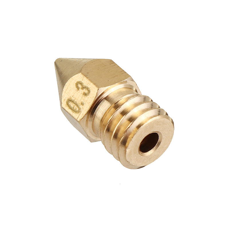 5PCS 1.75mm/0.3mm Copper Thread Extruder Nozzle For 3D Printer