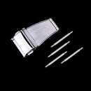 18 mm Stainless Steel Double Folding Clasp Buckle for Watch Band Strap T2D3