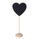 1 piece Wood Heart-shaped Small blackboard