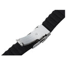 Watchband, bracelet, silicone, rubber, folding clasp, water-resistant, 18mm E5Y7