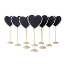 Wooden heart-shaped board with base Q1I8