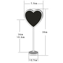 Wooden heart-shaped board with base Q1I8