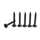 Suleve M3.5CP4 700Pcs M3.5 Cross Black Recessed Flat Head Self Tapping Ash Phosphorus Drywall Metric Threaded Wood Screw Nail Bolt