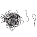 50 Black Mobile Cell Phone Neck Strap Cord Lanyard 1mm HOT C4L3
