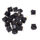 20 x LED Rocker Switch On/ Off Switch DC 12V 16mm - Blue J6C6