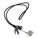 Metal PU Pendant Necklace Braided M7H7