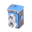 Cute Mini Double Twin Lens Reflex TLR Camera Style LED Flash Light Torch Sh J7T6