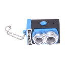 Cute Mini Double Twin Lens Reflex TLR Camera Style LED Flash Light Torch Sh J7T6