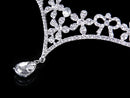 Crown Tiara Bridal Bridesmaid Crystal Rhinestone Flower/ Frontlet C2S5