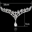 Crown Tiara Bridal Bridesmaid Crystal Rhinestone Flower/ Frontlet C2S5
