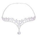 Crown Tiara Bridal Bridesmaid Crystal Rhinestone Flower/ Frontlet C2S5