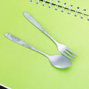 3 PCS Camping Cutlery with Fork, Spoon and Chopsticks, Stainless Steel M4U9