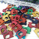 27x20mm Mixed 2 Holes Cartoon European Sewing Machine Style Wood Sewing Buttons Scrapbooking