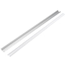 LUSTREON 45CM U/V/YW Style Aluminum Channel Holder For LED Rigid Strip Light Bar Cabinet Lamp