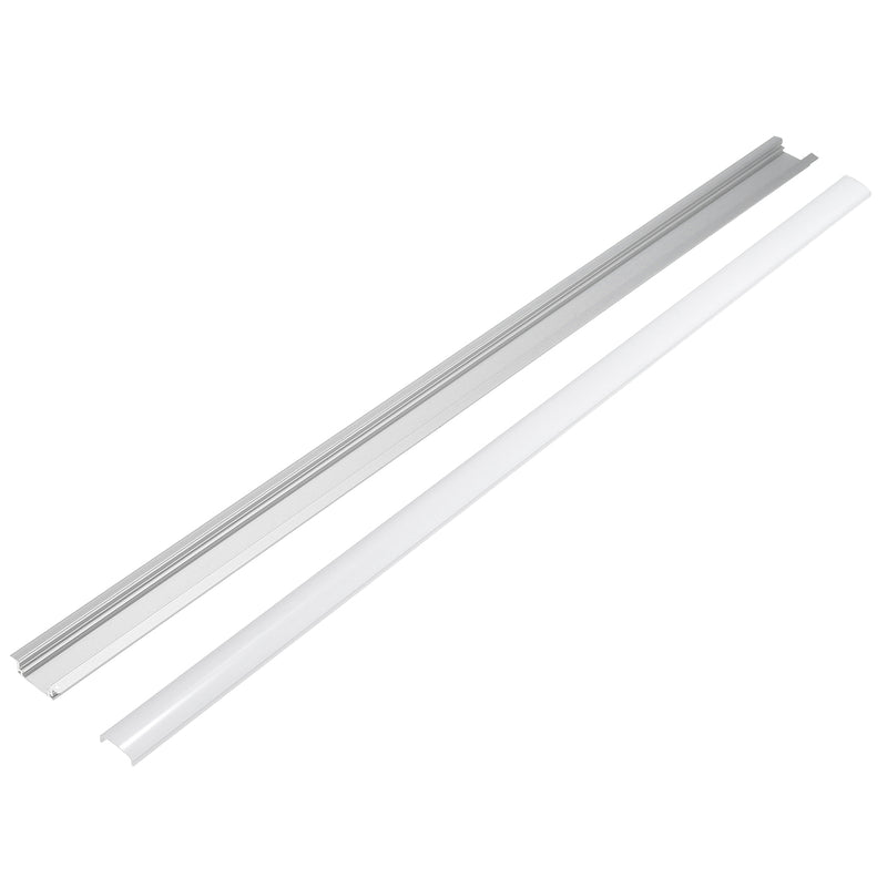 LUSTREON 45CM U/V/YW Style Aluminum Channel Holder For LED Rigid Strip Light Bar Cabinet Lamp