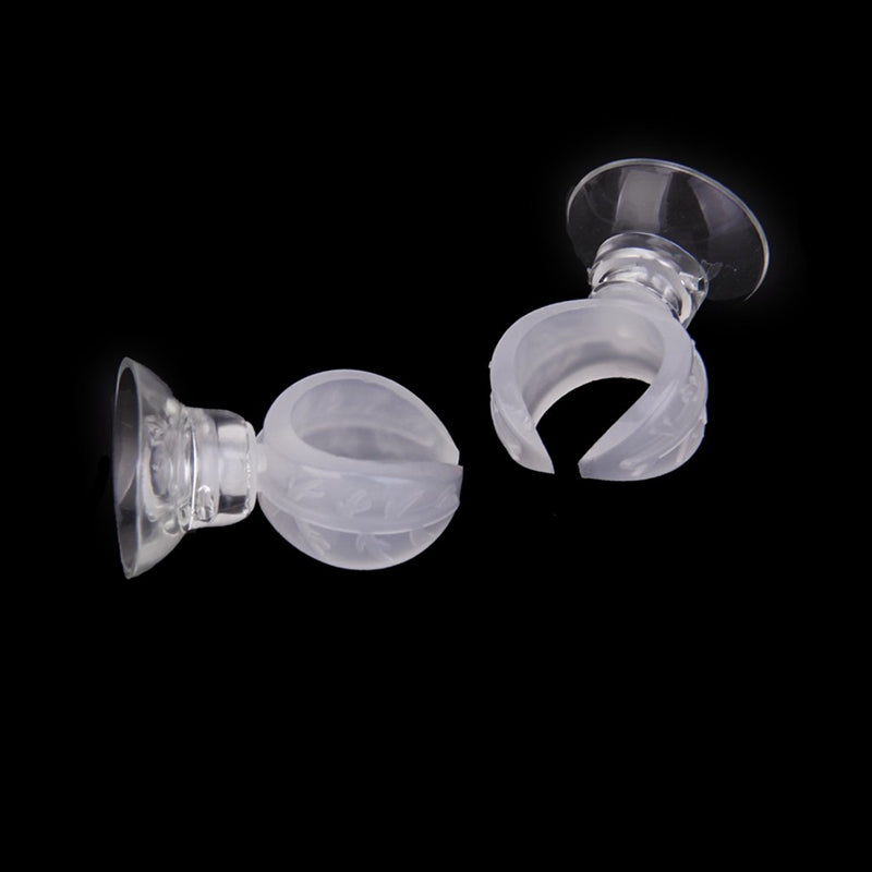 4pcs Suction Cups + 4pcs Clips for Aquarium Water Pipe/Heating Rod/Glass Ai J7O1
