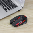 HXSJ T88 4800DPI Adjustable 2.4GHz Wireless Rechargeable Ergonomics Optical Mouse Gaming Mouse Mice