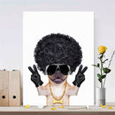 Cute Dog Art Wall Sticker Print Poster Modern Painting Decor Living Room Decor