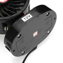 12V 30W Mini Portable Car Fan Cooling Air Fan Silent Cooler Fan