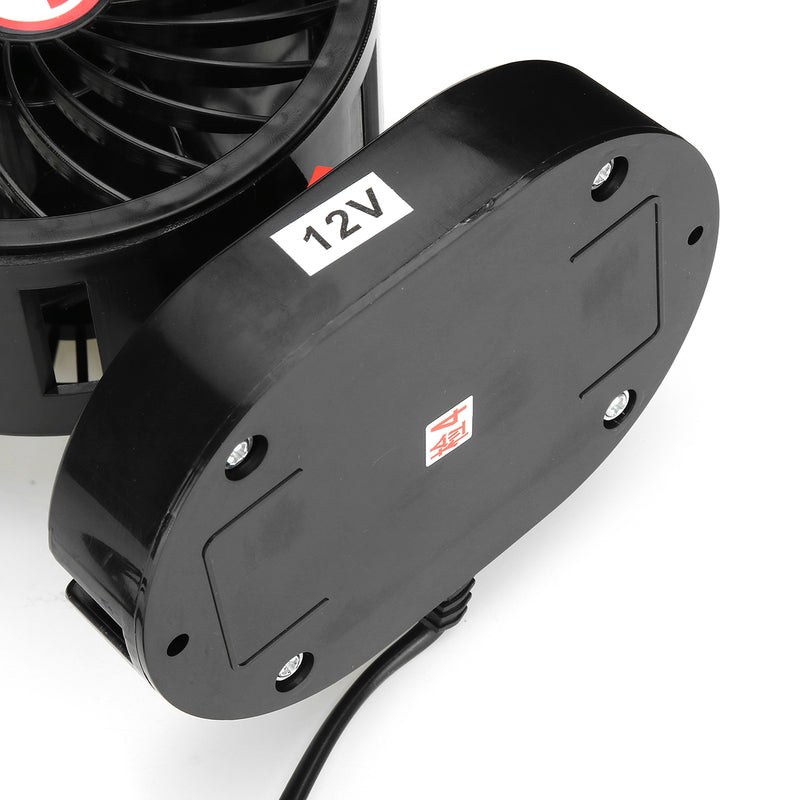 12V 30W Mini Portable Car Fan Cooling Air Fan Silent Cooler Fan