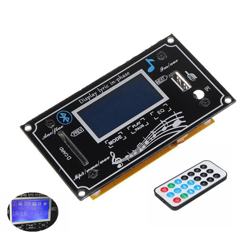Multifunction LCD Capacitive Touch Screen SD Bluetooth Audio Decoder Board MP3 Player Radio USB WMA WVA FLAC Lyric Show