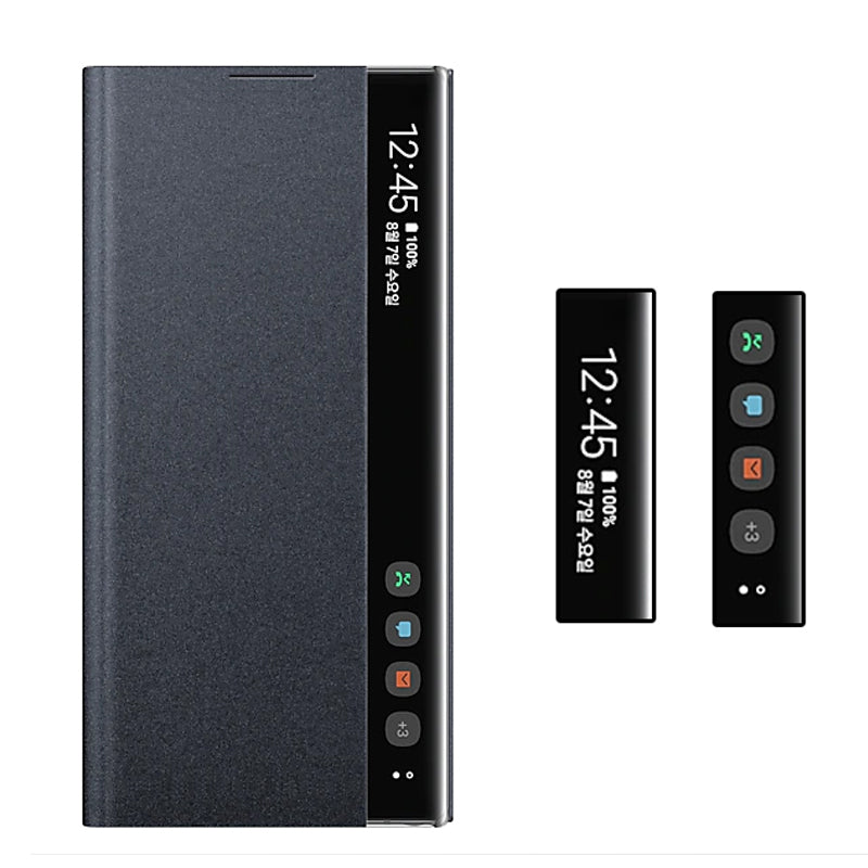 For Samsung Galaxy A70 2019 Case Bakeey Foldable Smart Sleep Window View Stand Flip PU Leather Protective Case